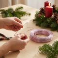 Arame flexível de alumínio para artesanato, ideal para decoração e arranjos florais. | Floristik24.pt