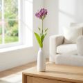 Flor artificial papagaio tulipa artificial decorativa tulipa roxa 63cm | Floristik24.pt