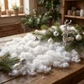 Flocos de neve decorativos, neve artificial em flocos, 40g × 3 unidades | Floristik24.pt
