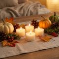 Velas Tealight PURE Nature Lights, Cera de Colza Natural, Tempo de queima: 7 horas, 18 unidades | Floristik24.pt