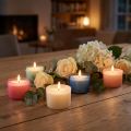 Velas tealights Colorlights em tons pastéis sortidos, tempo de queima 8h, 40 unidades | Floristik24.pt