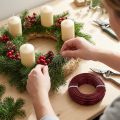 Fio de alumínio Ø2mm, 60m, 500g, cor bordô - Fio versátil para artesanato, decoração e projetos de faça você mesmo. | Floristik24.pt