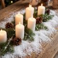 Deco flocos de neve grossos 100g | Floristik24.pt