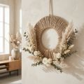 Anel decorativo com cordão de juta para decoração boho e design criativo. | Floristik24.pt