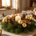 Mini bolas de Natal vidro dourado Ø2,5cm 22 peças | Floristik24.pt