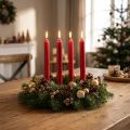 Velas Cônicas Velas Vermelhas Decoração de Velas Natal Ø21/170mm 6 Pcs | Floristik24.pt