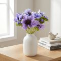 Buquê de flores artificiais: Anêmona, Flor-do-vento, Azul, Roxo, 28 cm de comprimento | Floristik24.pt