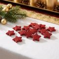 Estrelas decorativas dispersas vermelhas 2,5 cm mica 96 unidades | Floristik24.pt