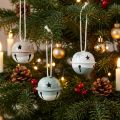 Sinos de metal Sinos de Natal Menta Bege Ø3cm 16 unidades | Floristik24.pt