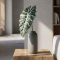 Planta artificial de folha de flecha artificial alocasia deco verde 74cm | Floristik24.pt