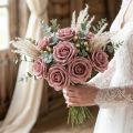 Rosa de espuma Ø6cm rosa velho 27 unidades | Floristik24.pt