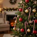 Bengala de doces de decoração de árvore de natal 18 cm 12 peças | Floristik24.pt