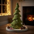 Árvore de Natal artificial verde abeto flocado 45cm | Floristik24.pt