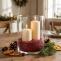 Granulado decorativo vermelho, pedras decorativas de 2 mm a 3 mm, 2 kg | Floristik24.pt