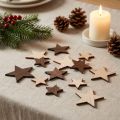 Estrelas decorativas de Natal marrom natural Ø3,5–5,5cm 48 un | Floristik24.pt