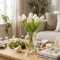Tulipa artificial, decoração realista, flor artificial durável para casa, 21 cm, 6 peças. | Floristik24.pt