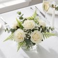 Rosa de espuma Ø6cm creme 27 peças | Floristik24.pt
