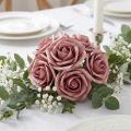 Rosa de espuma Ø7,5cm rosa velho 18 unidades | Floristik24.pt