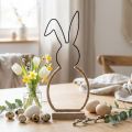 Coelhinho da Páscoa decoração de mesa fio de páscoa decoração boho coelhinho 32cm | Floristik24.pt