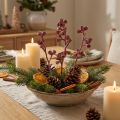 Ramos de eucalipto vermelho fosco decoração natural exótico 25 peças | Floristik24.pt