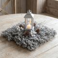 Musgo artificial realista Moss Mat Artificial Moss Grey 25×25cm | Floristik24.pt