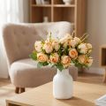 Buquê de rosas artificiais, decoração realista para salas de estar, 31 cm, 3 peças. | Floristik24.pt