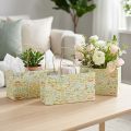Saco de presente com alças saco de presente estampado 24×12×12cm 6 unidades | Floristik24.pt