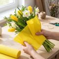 Papel crepom florista amarelo 50x250cm | Floristik24.pt