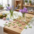 Decoração de mini maca de madeira 2cm pastel asst. 144 peças | Floristik24.pt