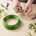 Fio de alumínio Ø2mm Verde maio 60m 500g Fio decorativo Fio para joias Fio para artesanato | Floristik24.pt
