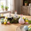 Galinhas decorativas decoração de Páscoa figuras pintinhos 9,5cm 3 peças | Floristik24.pt