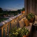 Cadeia leve LED de arroz 40s 3m para branco quente externo | Floristik24.pt