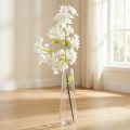 Ramo Lilás Artificial Flores Brancas L95cm | Floristik24.pt
