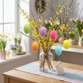 Ovos de Páscoa para pendurar coloridos 6 cm 12 unidades | Floristik24.pt