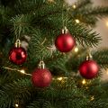 Enfeites para árvore de natal Bola de natal vermelha 3 cm 14 peças | Floristik24.pt