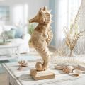 Madeira decorativa de cavalo-marinho grande, decoração marítima Alt.38cm | Floristik24.pt