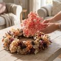 Ramo decorativo de cardo, flores secas de rosa antiga, 100g - Ideal para decoração DIY e guirlandas | Floristik24.pt