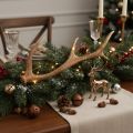 Chifres artificiais decorativos, decoração rústica para cabana, 50cm | Floristik24.pt