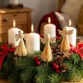 Plugues de flores decorativas anjo decoração advento 5×11cm 12 un | Floristik24.pt