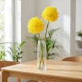 Cebola Artificial Flor Amarela Allium 80cm Ø14,5cm 2pcs | Floristik24.pt