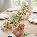 Guirlanda de plantas artificiais para decoração de casamentos românticos e eventos, 150 cm | Floristik24.pt