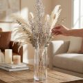 Deco ramo vermelho branco lavado 64cm Planta artificial como a coisa real! | Floristik24.pt