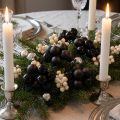 Mini bolas de Natal em arame vidro preto Ø25mm 140 un | Floristik24.pt