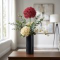 Allium em alho ornamental artificial Bordeaux Ø18cm C90cm | Floristik24.pt