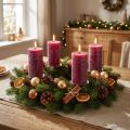 Velas pilares velas Berry cor