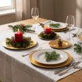 Pratos decorativos redondos pequenos e brilhantes, 17 cm, conjunto de 6 peças | Floristik24.pt