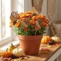 Estacas de madeira para flores, bolotas, decoração de outono, 7x10cm, 12 peças | Floristik24.pt