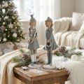 Figuras Deco figuras infantis de inverno meninas Alt 19cm 2uds | Floristik24.pt