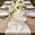 Fita de mesa creme "Crash" 100mm 15m | Floristik24.pt