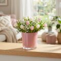 Pote de vidro Ø11.5cm H10.8cm rosa velho | Floristik24.pt